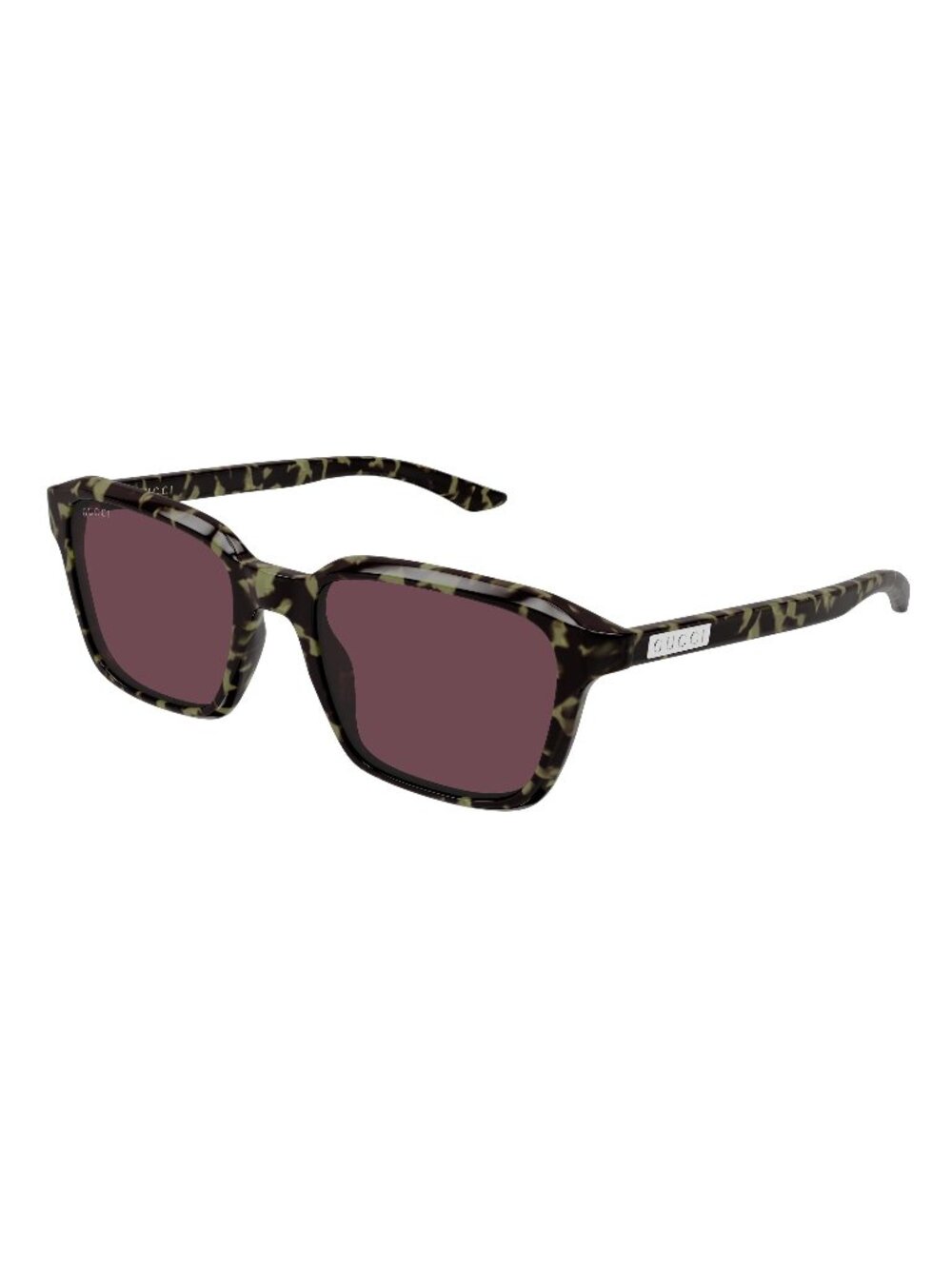 New Gucci Men's Sunglasses Havana Red Lens Acetate Frame GG2078S 003 52